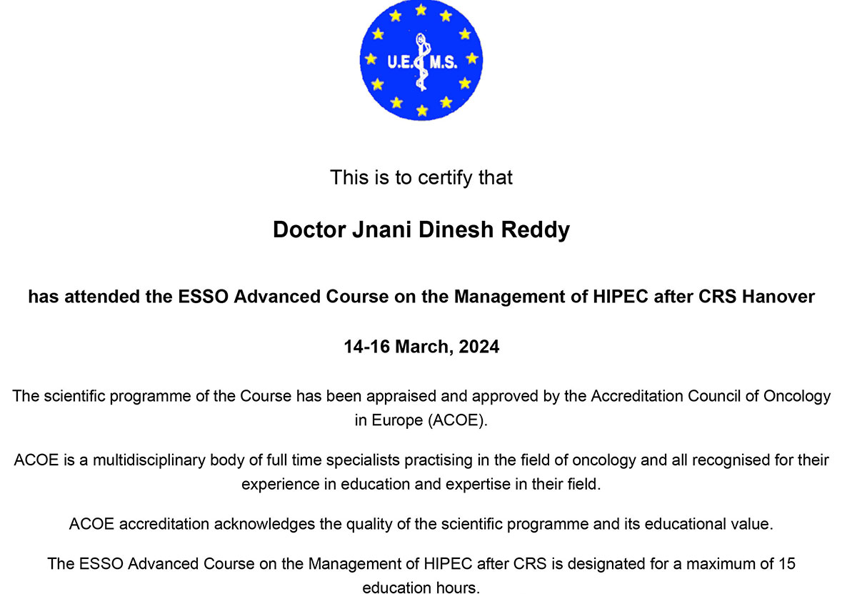ESSO Advanced Course