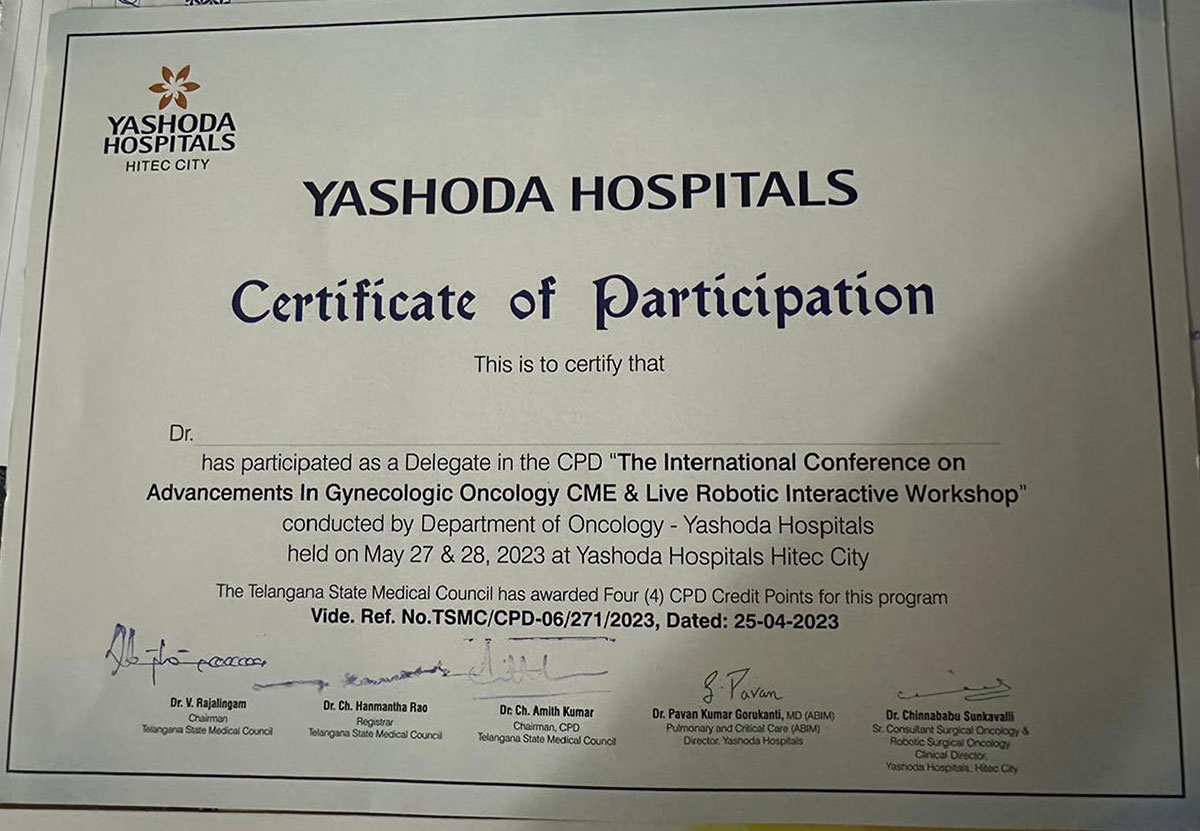 The International Conference on Advancements in Gynecologic Oncology CME & Live Robotic Interactive Workshop